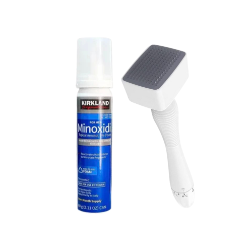 Kirkland Minoxidil Foam 3 1 Month + 140 Pin Derma Stamp