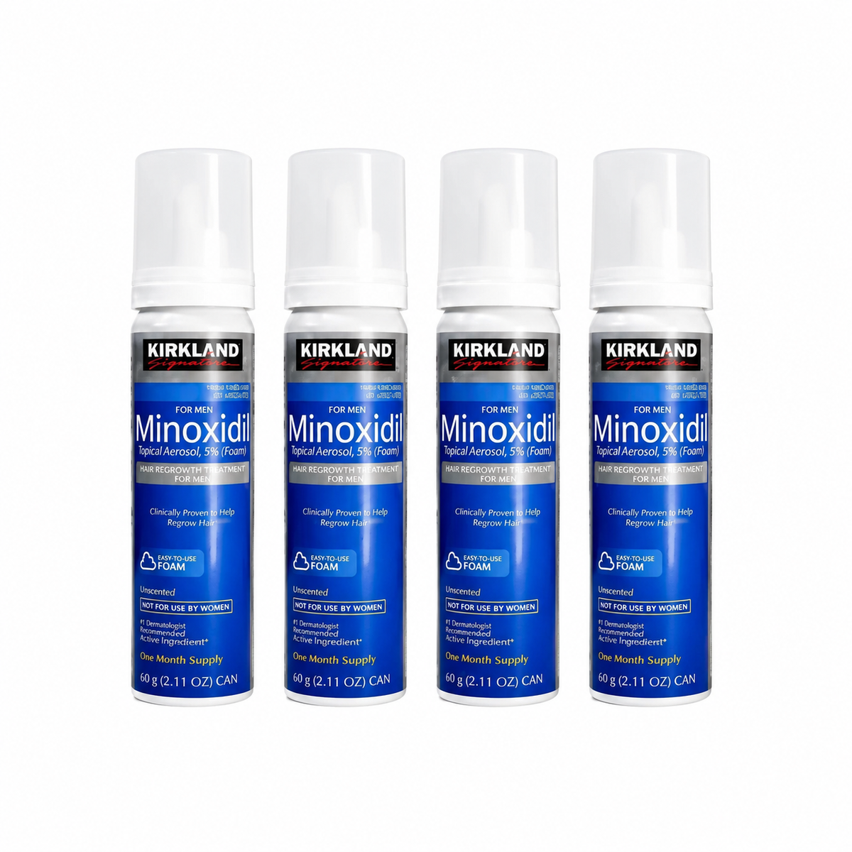 Kirkland 5% Minoxidil Foam – Men’s Hair Regrowth, 4 Month