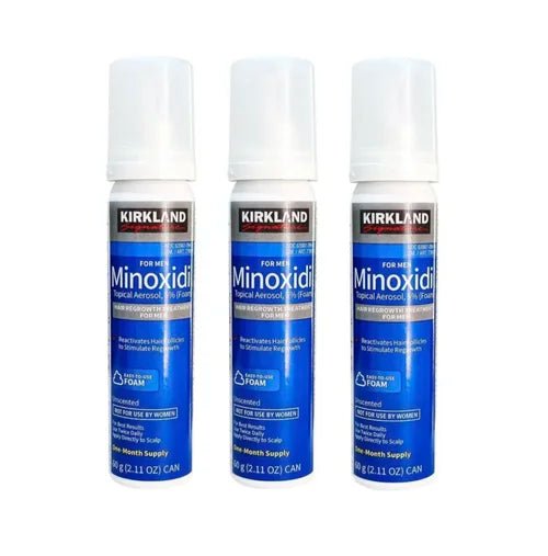 Kirkland Signature 5% Minoxidil Foam – 3 Month Supply - MINOXIDIL SHOP
