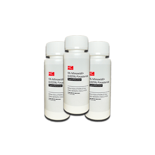 Healer's Finasteride 0.025% + Minoxidil 5% - 3 Months Supply - MINOXIDIL SHOP