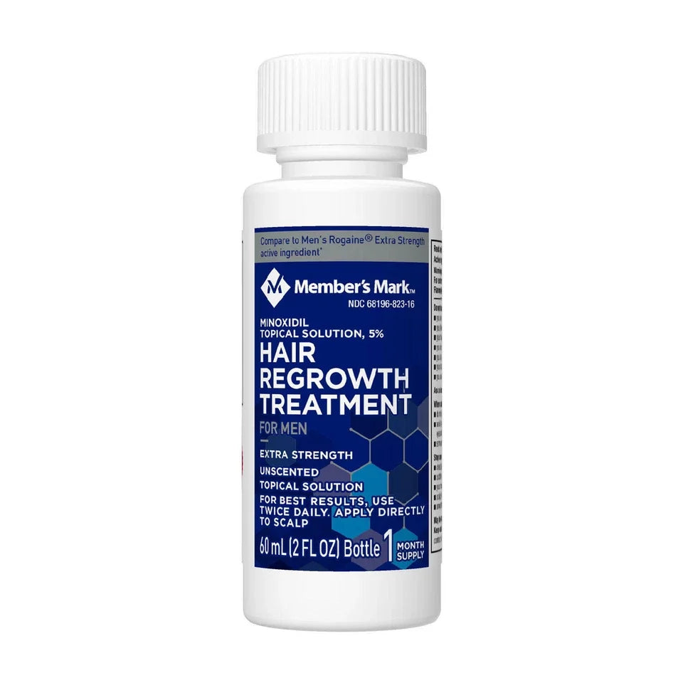 Members Mark 5% Minoxidil Hair Regrowth – Men’s 3 Month + Dropper